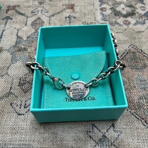 Tiffany & Co. Oval Tag Necklace